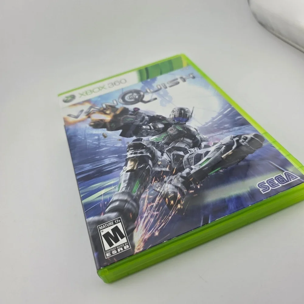 Sega Vanquish Action Sci-Fi Shooter Xbox 360 NTSC Green Good Adventure Space‎